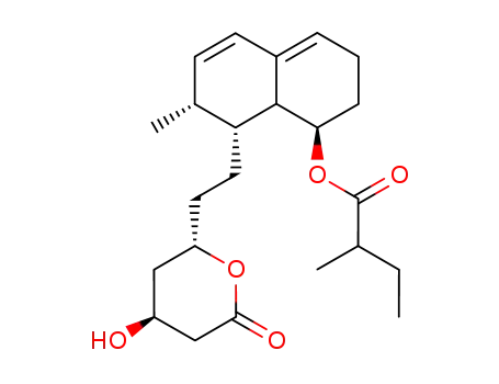 8-[2-(4-Hydroxy-6-oxotetrahydro-2h-pyran-2-yl)ethyl]-7-methyl-1,2,3,7,8,8a-hexahydronaphthalen-1-yl 2-methylbutanoate