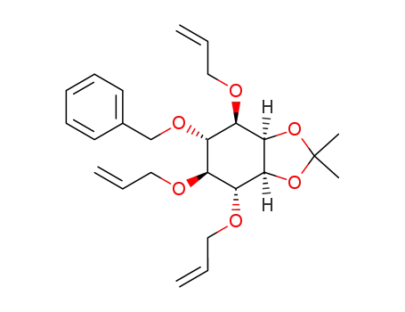 Molecular Structure of 98906-37-7 ((±)-2,3-O-isopropylidene-1,4,5-tri-O-allyl-6-O-benzyl-myo-inositol)