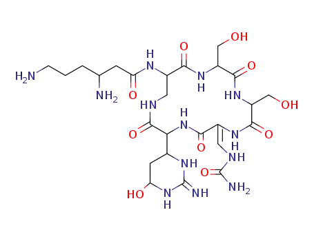 Molecular Structure of 32988-50-4 (viomycin)