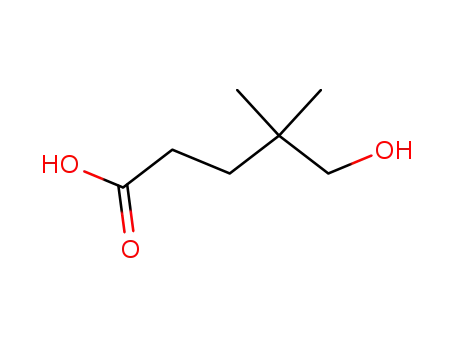 Molecular Structure of 1148130-26-0 (5-hydroxy-4,4-dimethylpentanoic acid)