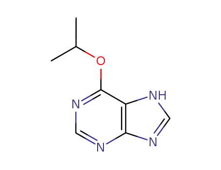 Molecular Structure of 66085-16-3 (6-isopropoxy-1H-purine)