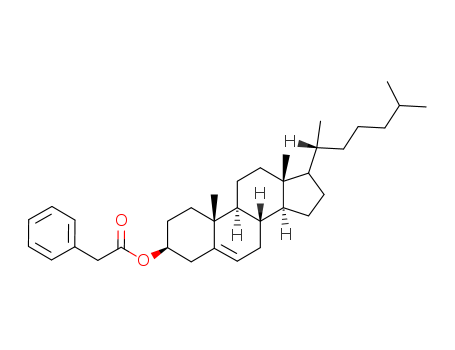(3S,8S,9S,10R,13R,14S,17R)-10,13-Dimethyl-17-((R)-6-methylheptan-2-yl)-2,3,4,7,8,9,10,11,12,13,14,15,16,17-tetradecahydro-1H-cyclopenta[a]phenanthren-3-yl 2-phenylacetate