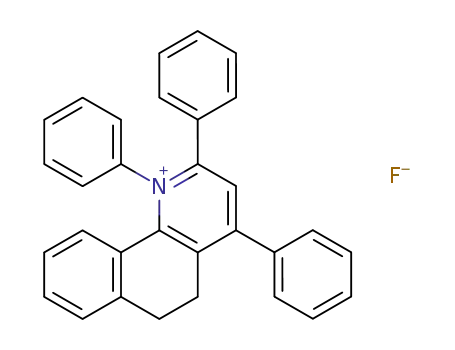 1,2,4-Triphenyl-5,6-dihydro-benzo[h]quinolinium; fluoride
