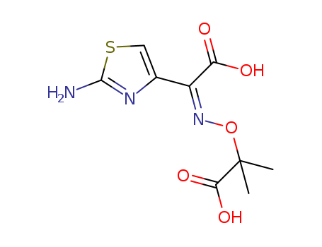 4-Thiazoleacetic acid,2-amino-a-[(1-carboxy-1-methylethoxy)imino]-,(Z)- (9CI)