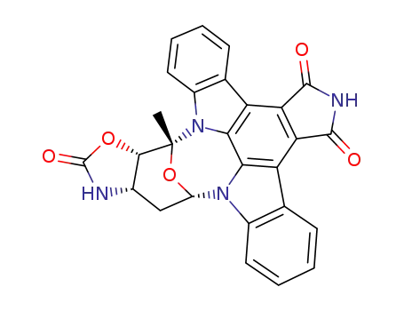 3'-O,4'-N-carbonyl-3'-O-desmethyl-4'-N-desmethyl-ent-7-oxostaurosporine