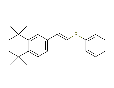 (E)-1-phenylthio-2-[5,5,8,8-tetramethyl-5,6,7,8-tetrahydro-2-naphthalenyl]-1-propene