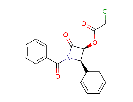 Chloro-acetic acid (3S,4R)-1-benzoyl-2-oxo-4-phenyl-azetidin-3-yl ester