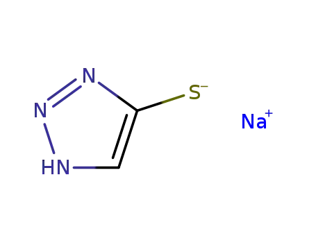 Molecular Structure of 59032-27-8 (Sodium 1,2,3-triazole-5-thiolate)