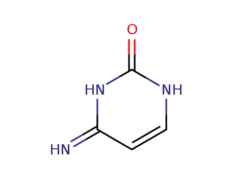 Molecular Structure of 107646-84-4 (2(1H)-Pyrimidinone, 3,4-dihydro-4-imino-, (Z)- (9CI))