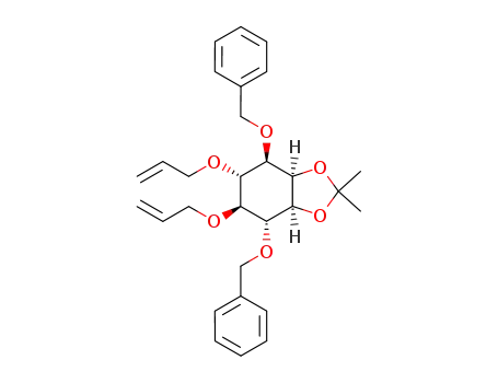 (3aR,4R,5S,6S,7R,7aS)-5,6-Bis-allyloxy-4,7-bis-benzyloxy-2,2-dimethyl-hexahydro-benzo[1,3]dioxole