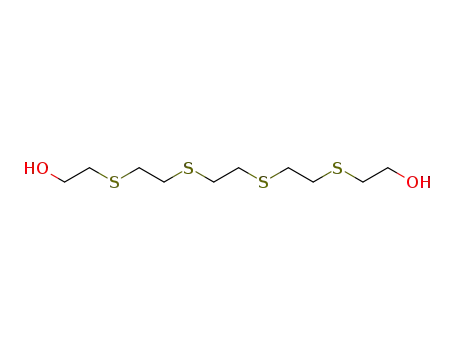 Molecular Structure of 99868-22-1 (3,6,9,12-Tetrathiatetradecane-1,14-diol)