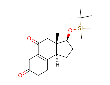 (3S,3aS,9bS)-3-(tert-Butyl-dimethyl-silanyloxy)-3a-methyl-2,3,3a,4,6,8,9,9b-octahydro-1H-cyclopenta[a]naphthalene-5,7-dione