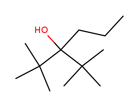 Molecular Structure of 32579-69-4 (3-<i>tert</i>-butyl-2,2-dimethyl-hexan-3-ol)