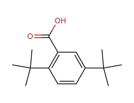 Molecular Structure of 14034-95-8 (2,5-ditert-butylbenzoic acid)
