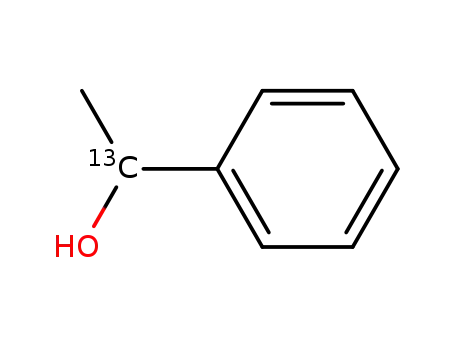 Molecular Structure of 98-85-1 (DL-1-Phenethylalcohol)