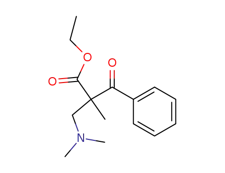 2-dimethylaminomethyl-2-methyl-3-oxo-3-phenyl-propionic acid ethyl ester