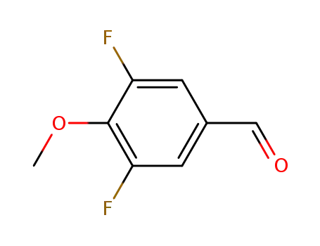 Molecular Structure of 654-11-5 (3,5-Difluoro-4-methoxybenzaldehyde)