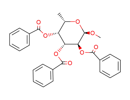 Methyl 2,3,4-tri-O-benzoyl-6-deoxy-α-L-galactopyranoside