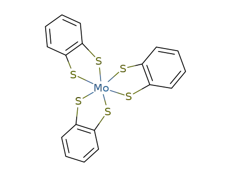 Molecular Structure of 10507-76-3 (tris(benzene-1,2-dithiolato)molybdenum(VI))
