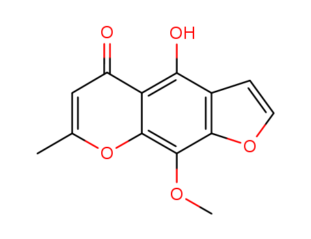 4-hydroxy-9-methoxy-7-methylfuro[3,2-g]chromen-5-one
