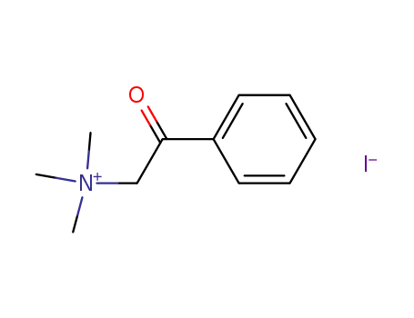 Molecular Structure of 7355-42-2 (N,N,N-trimethyl-2-oxo-2-phenylethanaminium)