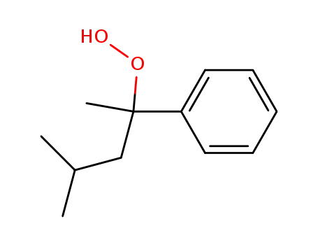 Molecular Structure of 85981-60-8 (Hydroperoxide, 1,3-dimethyl-1-phenylbutyl)