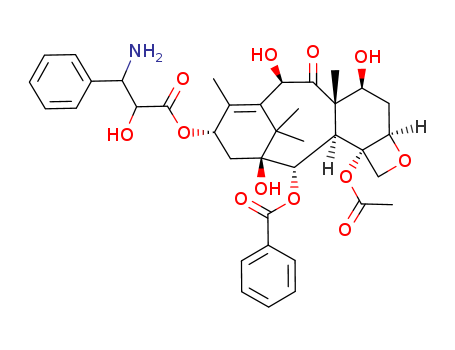 Benzenepropanoic acid, b-amino-a-hydroxy-, (2aR,4S,4aS,6R,9S,11S,12S,12aR,12bS)-12b-(acetyloxy)-12-(benzoy loxy)-2a,3,4,4a,5,6,9,10,11,12,12a,12b-dodecahydro-4,6,11-trihydroxy- 4a,8,13,13-tetramethyl-