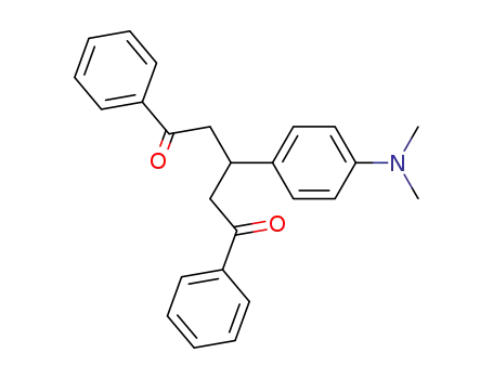 Molecular Structure of 103046-32-8 (1,5-Pentanedione, 3-[4-(dimethylamino)phenyl]-1,5-diphenyl-)