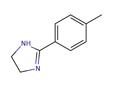 Molecular Structure of 13623-58-0 (1H-IMidazole, 4,5-dihydro-2-(4-Methylphenyl)-)