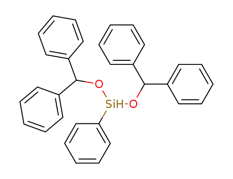 Molecular Structure of 18834-17-8 (bis-benzhydryloxy-phenyl-silane)