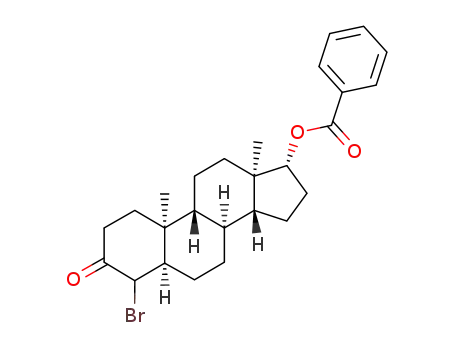 Benzoic acid (5R,8S,9R,10S,13R,14R,17R)-4-bromo-10,13-dimethyl-3-oxo-hexadecahydro-cyclopenta[a]phenanthren-17-yl ester