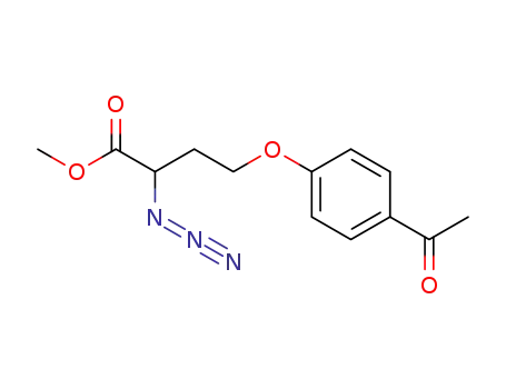 methyl 4-(3-azido-3-carboxypropoxy)acetophenone