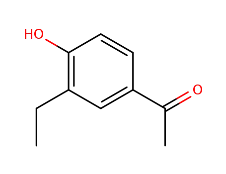 Molecular Structure of 22934-47-0 (1-(3-ethyl-4-hydroxyphenyl)ethanone)