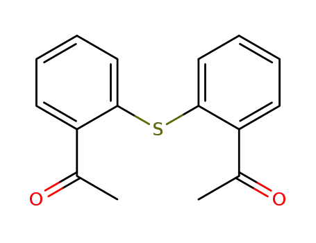 Molecular Structure of 108059-34-3 (Ethanone, 1,1'-(thiodi-2,1-phenylene)bis-)