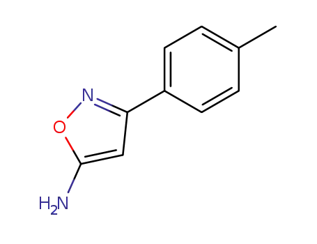 Molecular Structure of 28883-91-2 (3-(4-METHYLPHENYL)ISOXAZOL-5-AMINE)