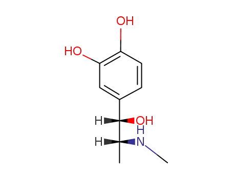 Molecular Structure of 78821-57-5 ((1<i>RS</i>:2<i>SR</i>)-2-methylamino-1-(3.4-dihydroxy-phenyl)-propanol-<sup>(1)</sup>)