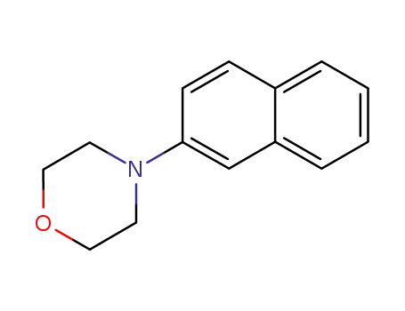Molecular Structure of 7508-21-6 (4-(naphthalen-2-yl)morpholine)