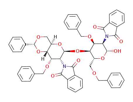 3,6-Di-O-benzyl-4-O-(3-O-benzyl-4,6-O-benzylidene-2-deoxy-2-phthalimido-β-D-allopyranosyl)-2-deoxy-2-phthalimido-β-D-allopyranose