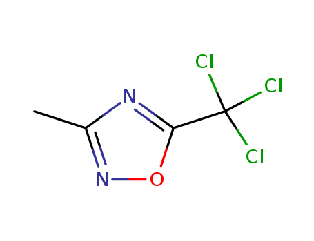 3-methyl-5-(trichloromethyl)-1,2,4-oxadiazole