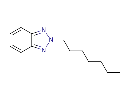 Molecular Structure of 178363-13-8 (2-heptyl-2H-benzotriazole)