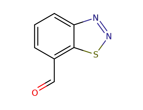 Molecular Structure of 35272-25-4 (1,2,3-Benzothiadiazole-7-carboxaldehyde)