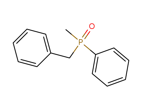 Molecular Structure of 33838-34-5 (benzyl(methyl)phenylphosphane oxide)