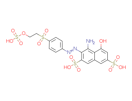 (3Z)-4-amino-5-oxo-3-[[4-(2-sulfooxyethylsulfonyl)phenyl]hydrazinylidene]naphthalene-2,7-disulfonic acid