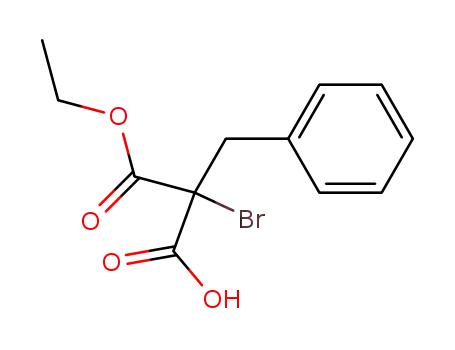 2-Benzyl-2-bromo-malonic acid monoethyl ester