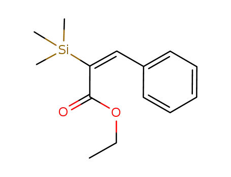2-Propenoic acid, 3-phenyl-2-(trimethylsilyl)-, ethyl ester, (E)-