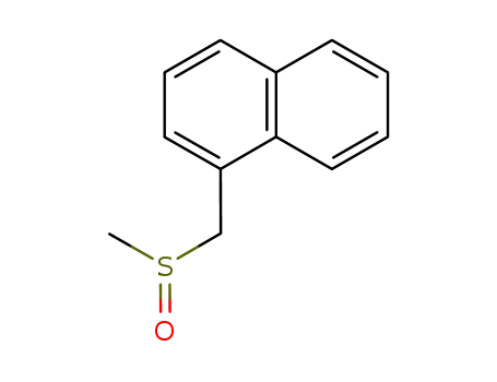 Molecular Structure of 13183-58-9 (1-[(methylsulfinyl)methyl]naphthalene)