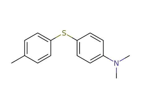 Molecular Structure of 62849-63-2 (Benzenamine, N,N-dimethyl-4-[(4-methylphenyl)thio]-)