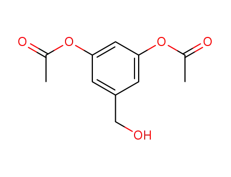 Molecular Structure of 35354-30-4 (1,3-Benzenediol, 5-(hydroxymethyl)-, 1,3-diacetate)