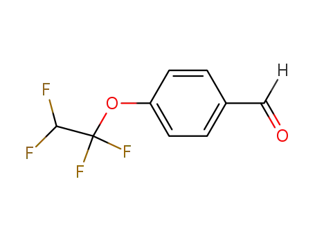 Molecular Structure of 35295-36-4 (4-(1,1,2,2-TETRAFLUOROETHOXY)BENZALDEHYDE)