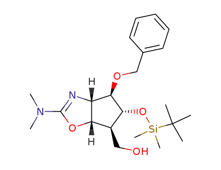 [(3aS,4R,5R,6S,6aS)-4-Benzyloxy-5-(tert-butyl-dimethyl-silanyloxy)-2-dimethylamino-4,5,6,6a-tetrahydro-3aH-cyclopentaoxazol-6-yl]-methanol